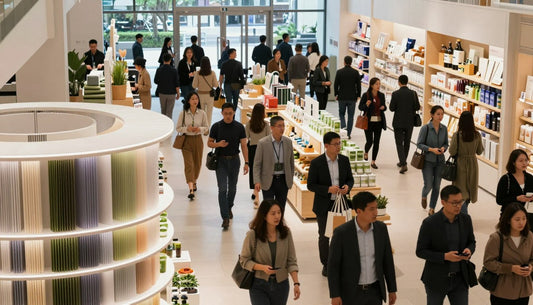 Can retail spaces built with circular materials actually handle high-traffic crowds?